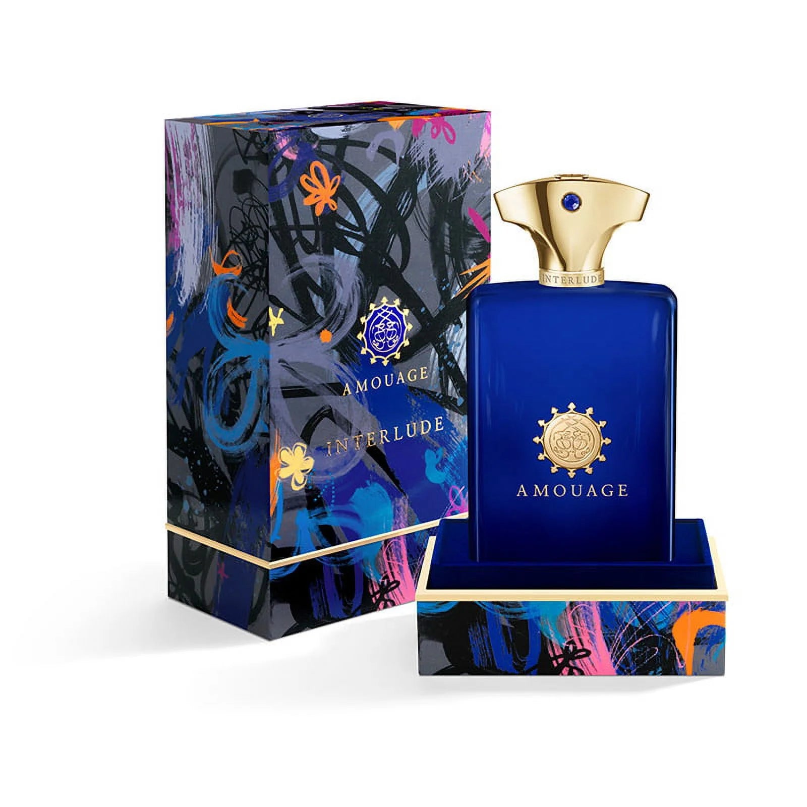 Amouage 512991 Interlude Man's Eau de Parfum Spray, 3.4 Oz