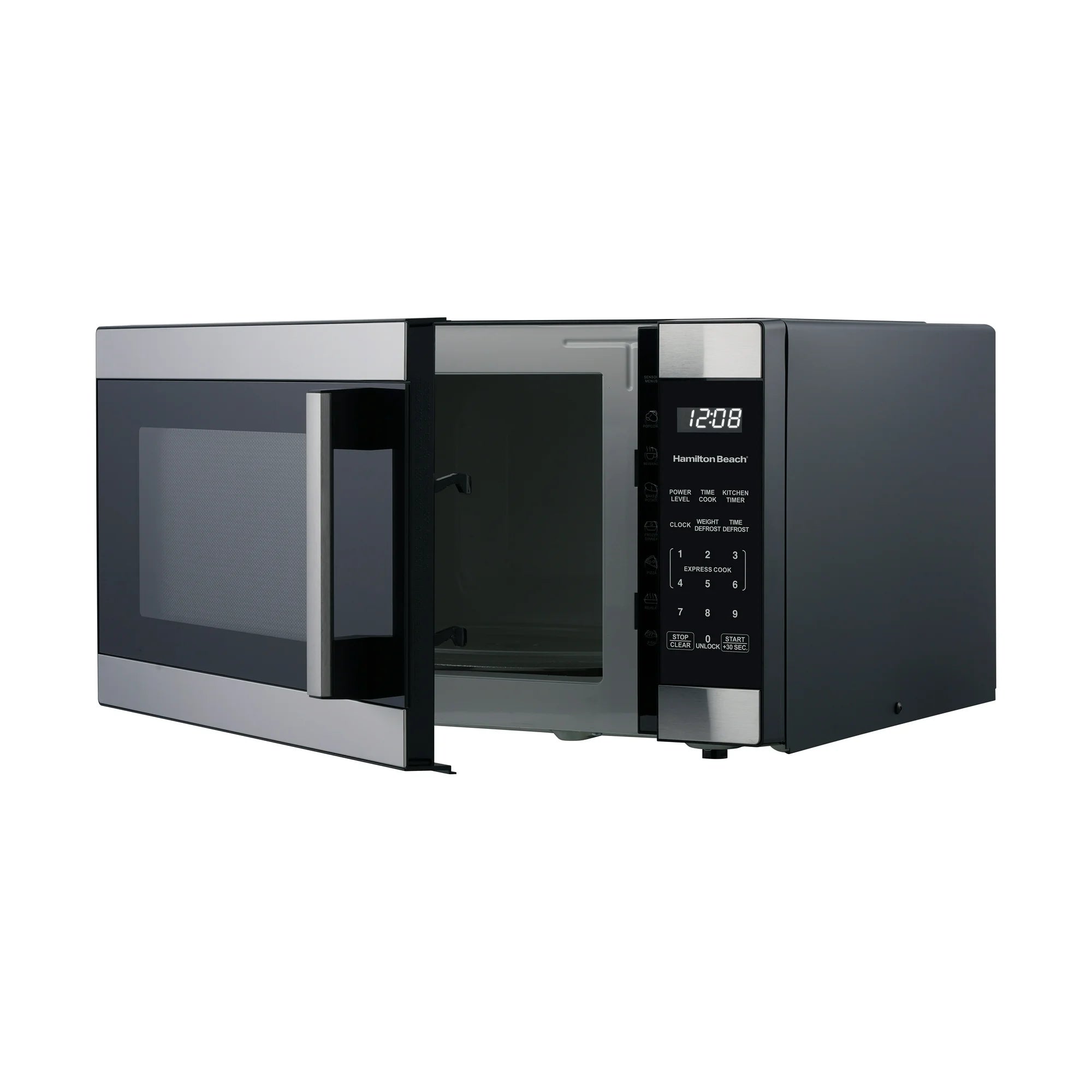 Hamilton Beach HB8436127995-03 1.6 Cu ft Sensor Cook Countertop Microwave Oven in Stainless Steel