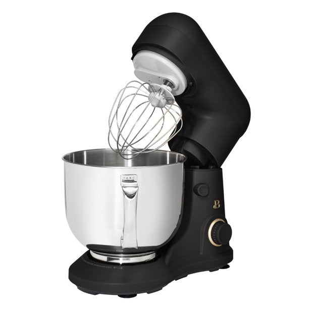 Beautiful by Drew Barrymore 5.3QT Tilt-Head Stand Mixer, Black Sesame