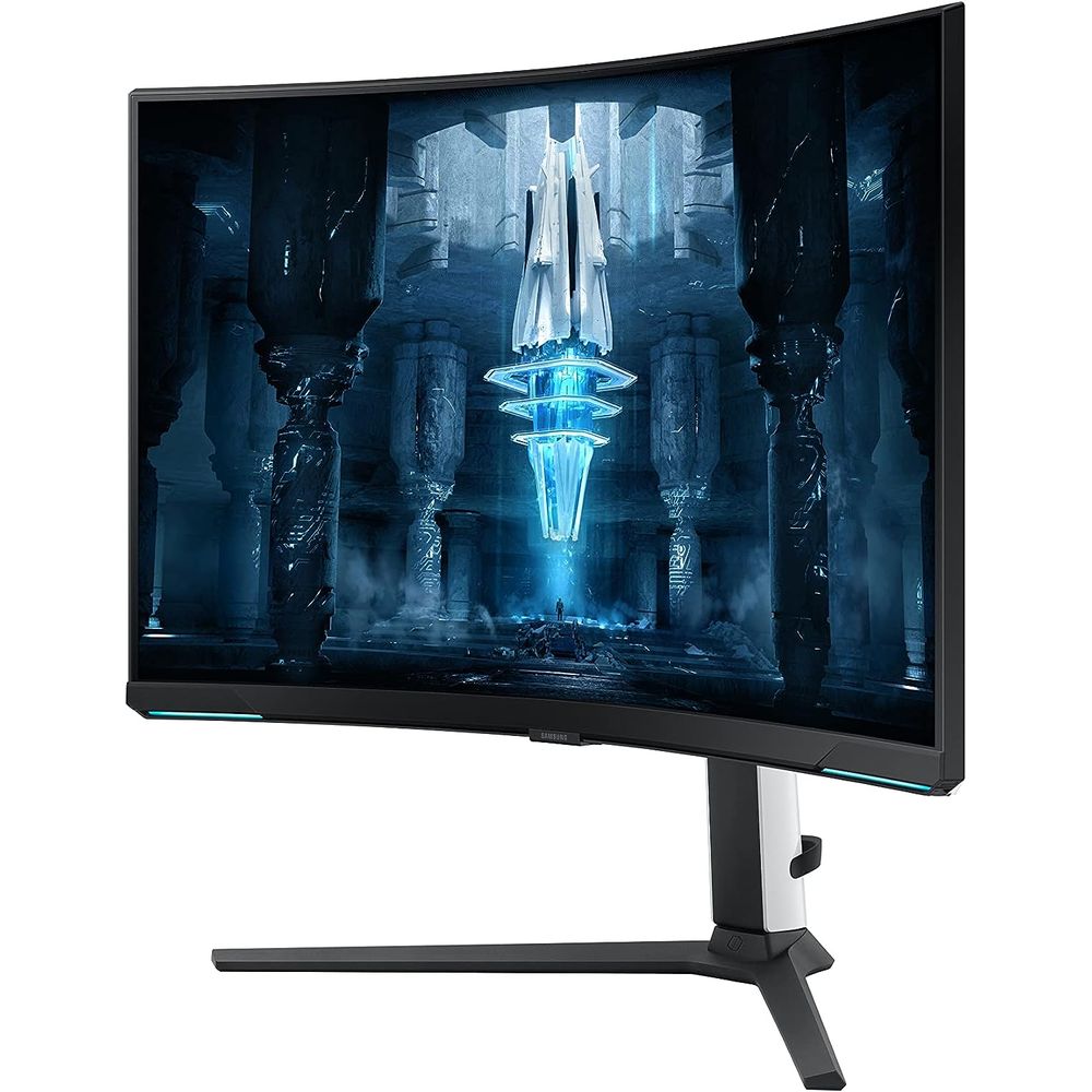 SAMSUNG LS32BG852NNXGO 32 Odyssey Neo G8 4K UHD 240Hz 1ms G-Sync 1000R Curved Gaming Monitor, Quantum HDR2000, AMD FreeSync Premium Pro, Matte Display, Ultrawide Game View, DisplayPort, HDMI, Black an