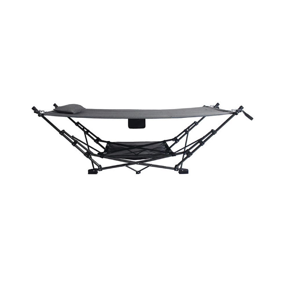 OC582S-BD-B Portable Folding Hammock - Gray