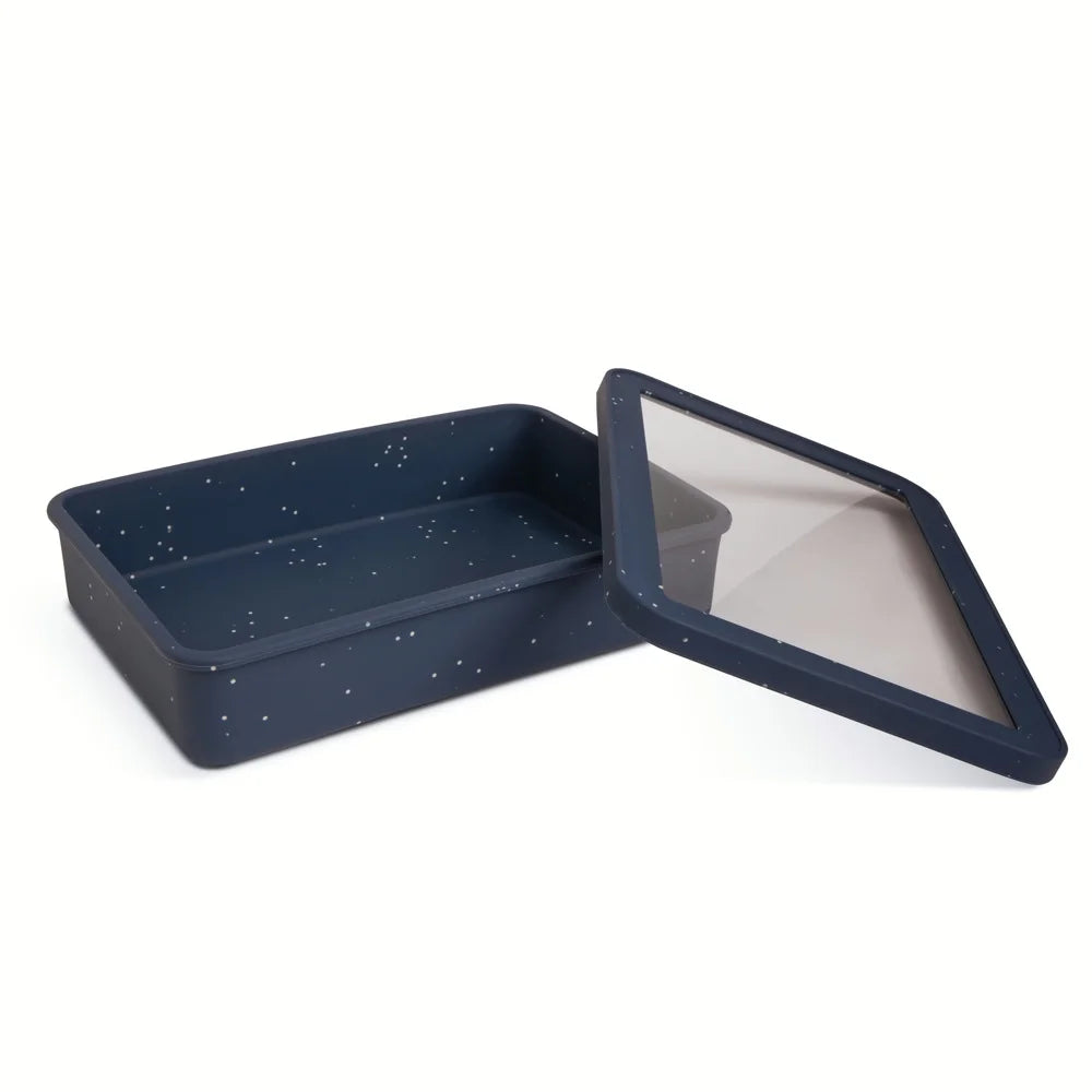 Thyme & Table TT1132R-ECOM 9x13 Silicone Baking Dish & Lid Set, Atlantic Blue