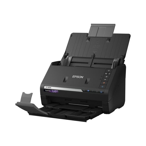 Epson FastFoto FF-680W Wireless High-speed Photo and Document Scanning System Black