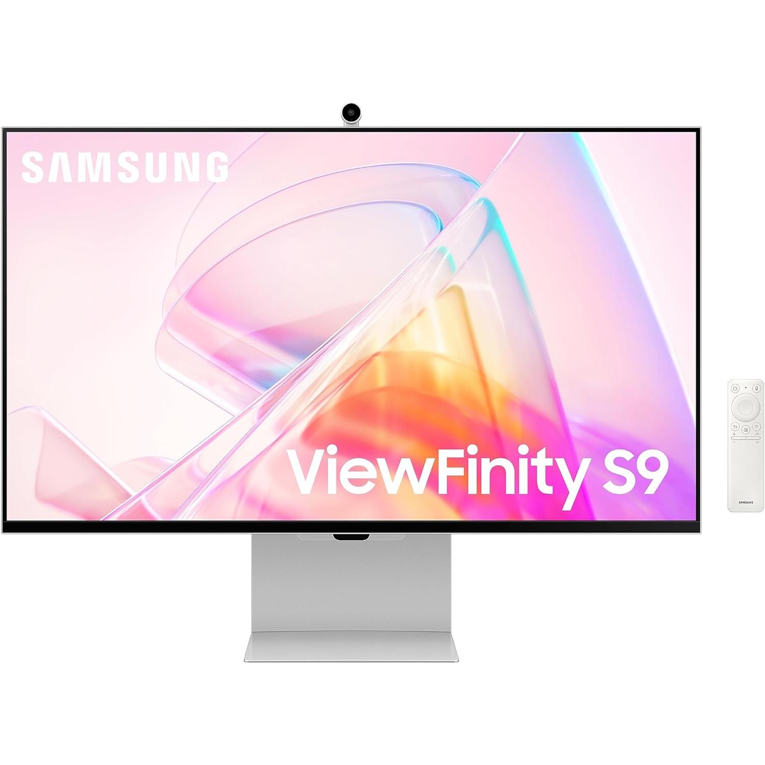 Samsung LS27C900PANXZA ViewFinity S9 Series 5K Computer Monitor Thunderbolt 4 DisplayPort Matte Display 4K Slimfit-Camera 27