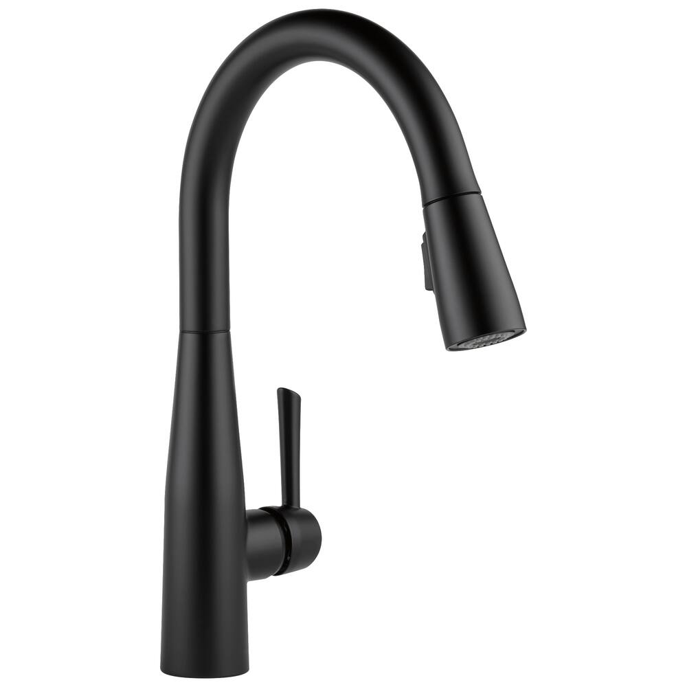 Delta 9113-BL-DST Essa Pull-Down Kitchen Faucet with Spray Head Matte Black