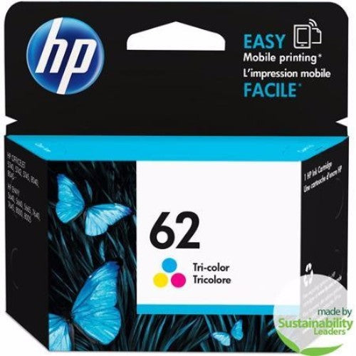 HP C2P06AN#140 62 Tri-Color Original Ink Cartridge