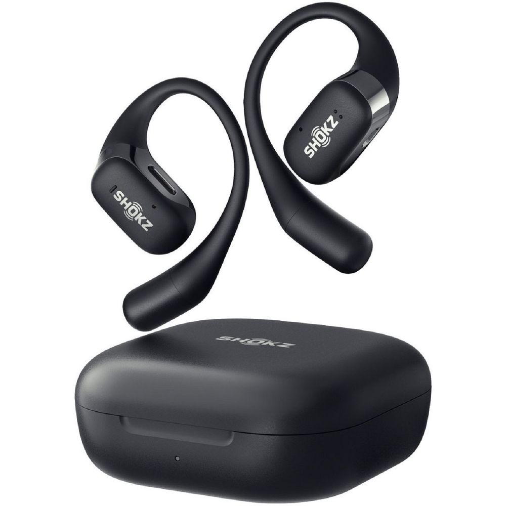 Shokz T910-ST-BK-US OpenFit Open-Ear True Wireless Earbuds - Black