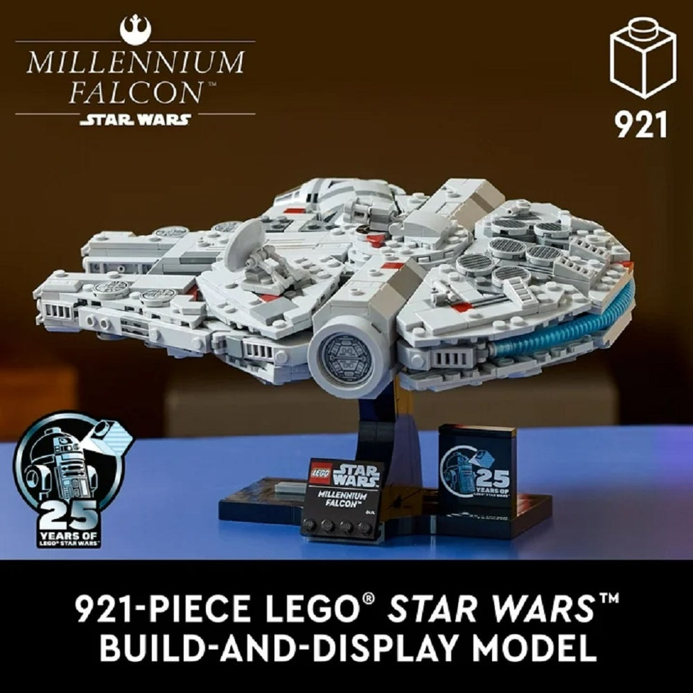 LEGO 6470424 Star Wars Millennium Falcon 25th Anniversary Buildable Starship Model 75375