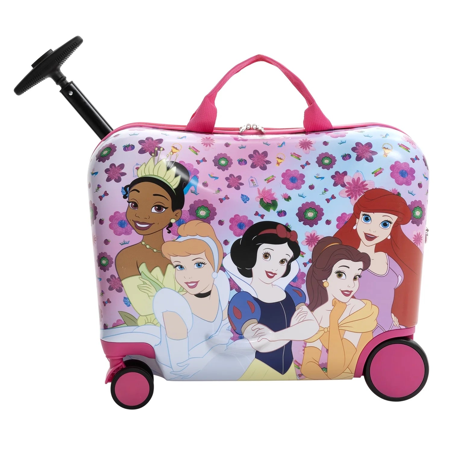 Disney DPHR19-W Princess Kid's Ride On Luggage, Pink