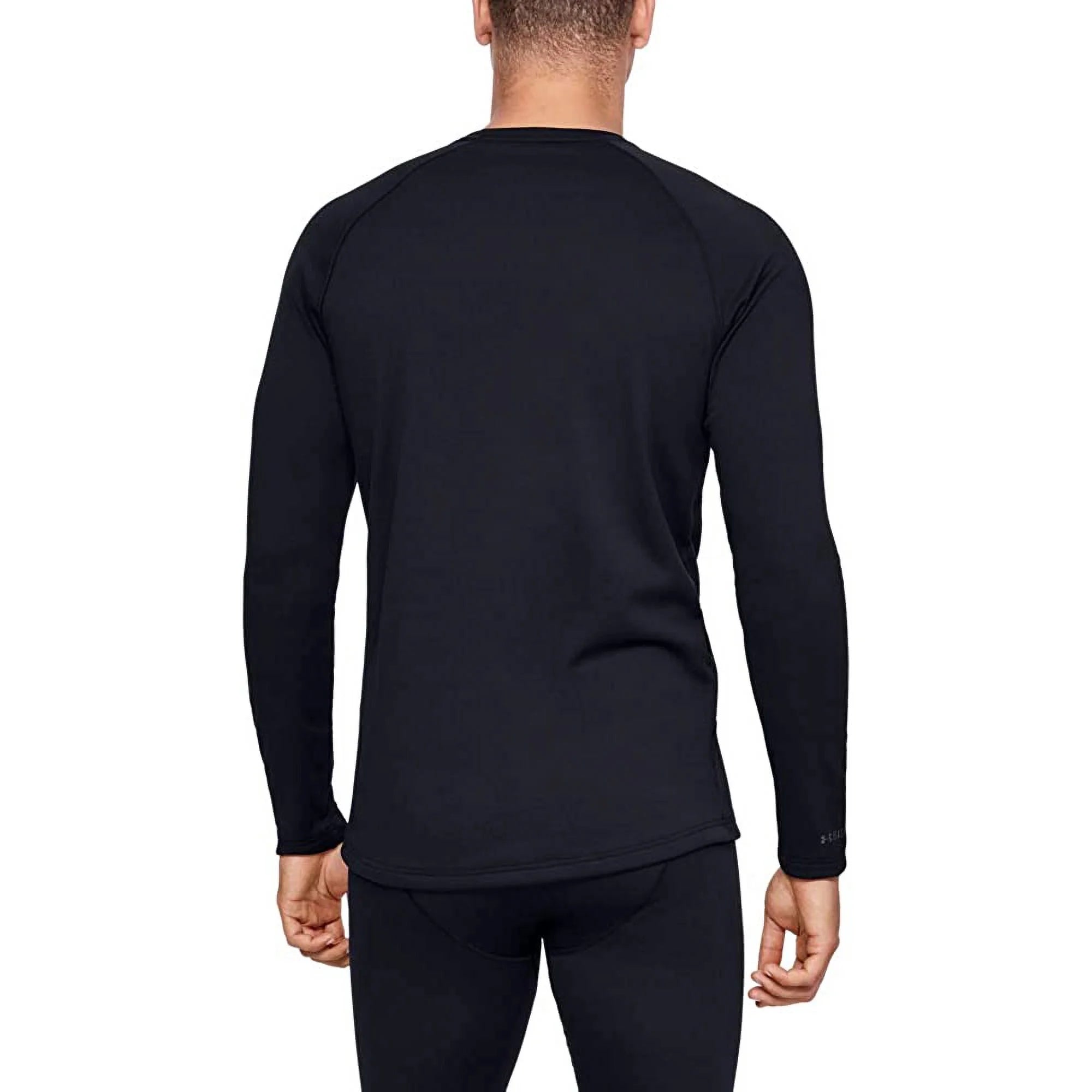 Under Armour 1343243-001 Men's ColdGear Base 3.0 Series Packaged Long-Sleeve Crew Shirt - Black/Pitch Gray - 3XL