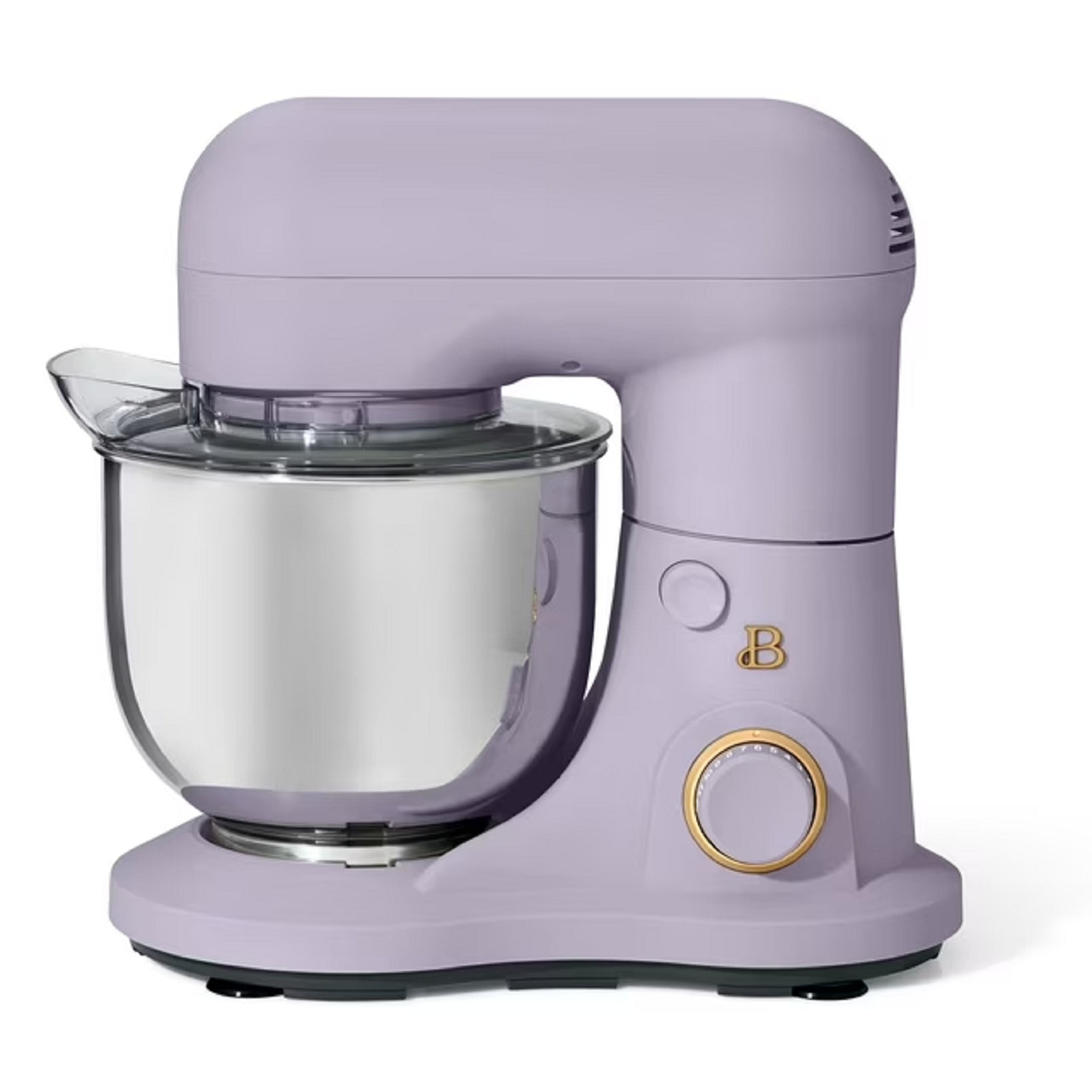 Beautiful 19470 3.5 Qt Stand Mixer, Lavender with Flat Beater, Dough Hook, Wire Balloon Whisk