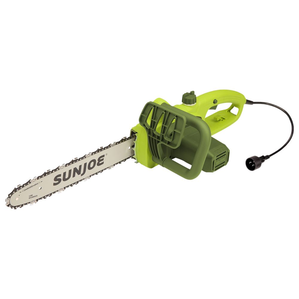 Sun Joe SWJ599E Tree Limb Master Electric Handheld Chainsaw with Low-Kickback, 14-inch 9-Amp