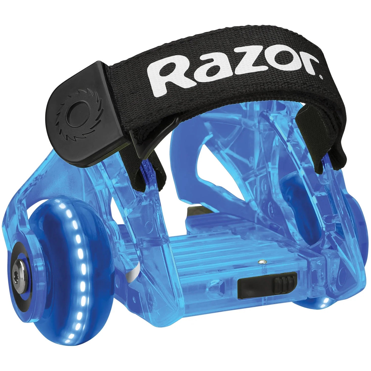 Razor 25056140 Jetts DLX Heel Wheels - Blue, Wheeled Skate Shoes with Sparks for Kids Ages 9+, Unisex