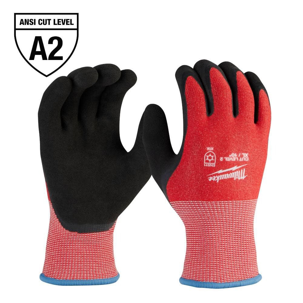 Milwaukee 48-73-7923B Cut Level 2 Winter Dipped Gloves 12pack