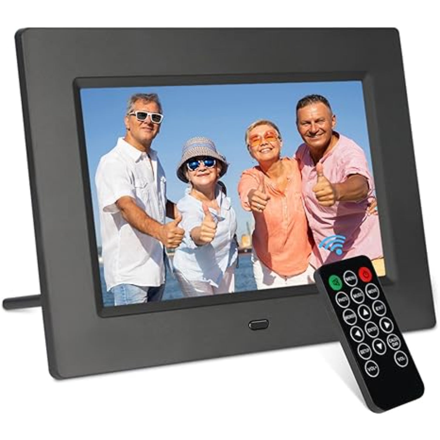 TSITSC 7-Inch Digital Photo Frame with Remote Control - Black