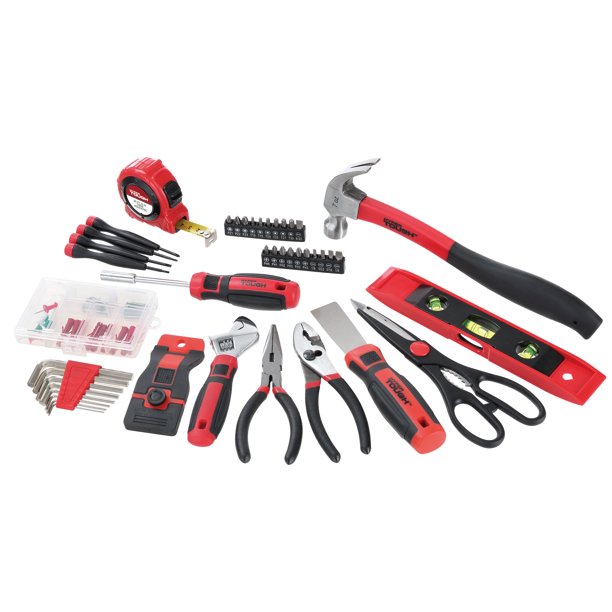 Hyper Tough UJ84215A 45 Piece Home Tool Kit Including 4.8v Power Screwdriver