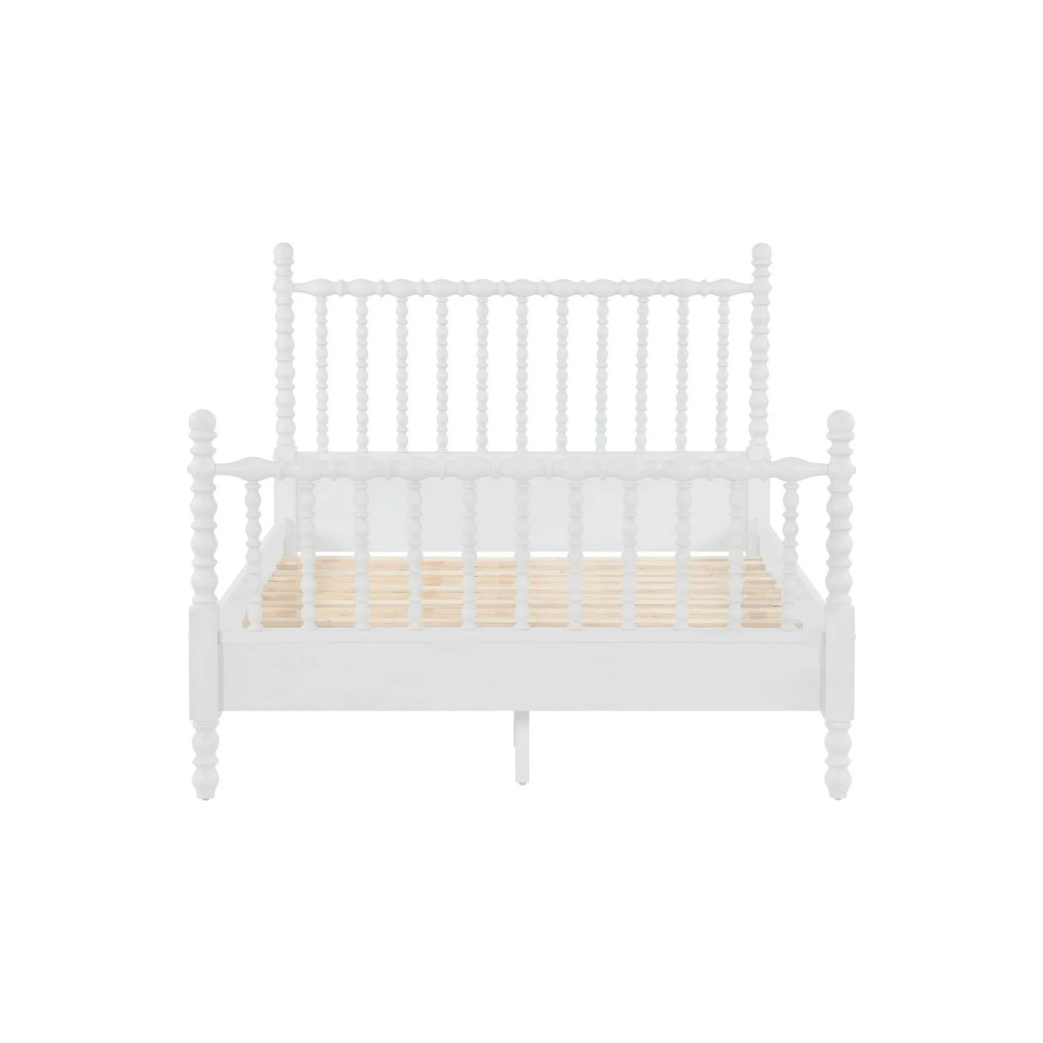 Pioneer Woman PW1425004710012 Harper Queen-Size Spindle Bed White