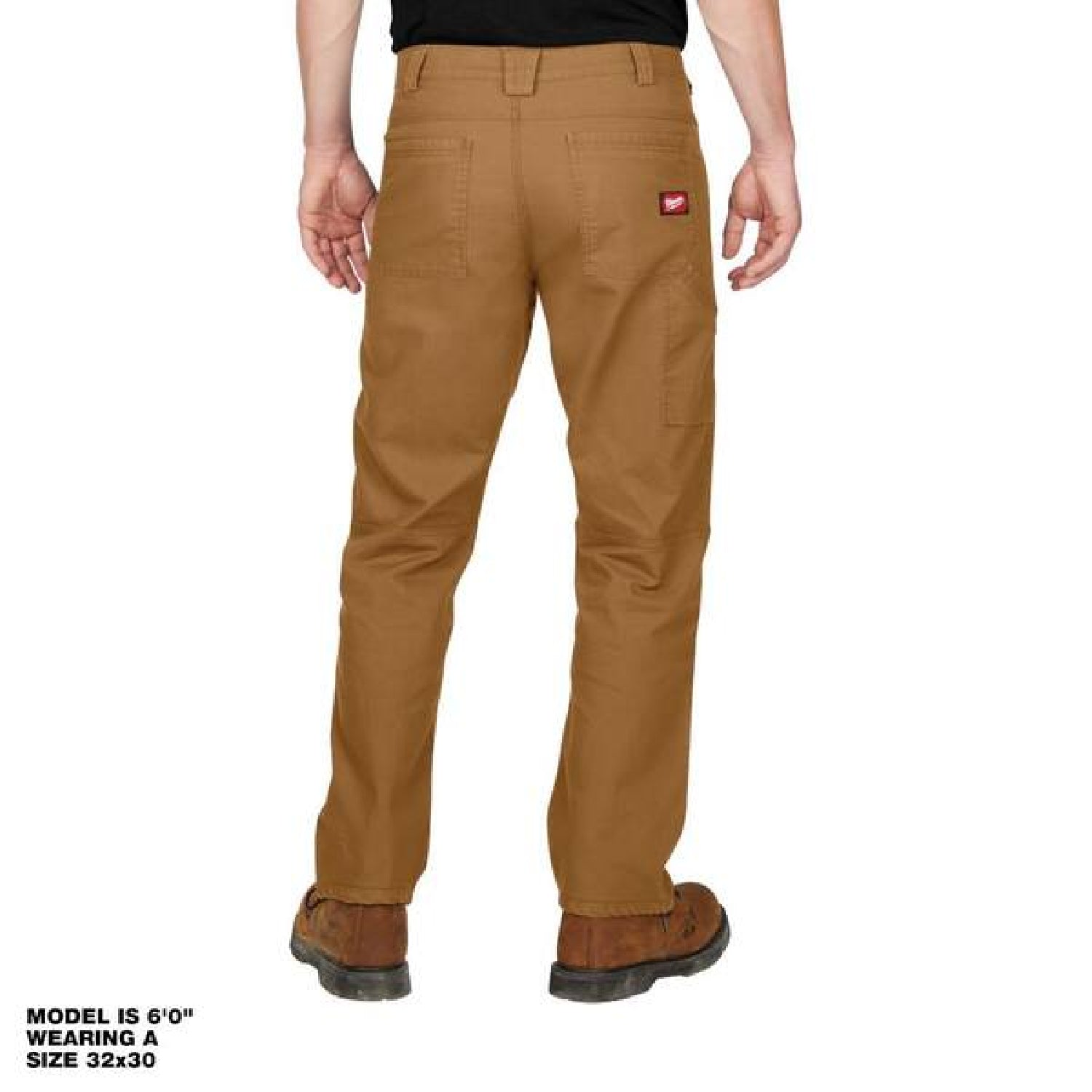 Milwaukee 701K-3830 Mens 38 in. x 30 in. Khaki Cotton/Polyester/Spandex Flex Work Pants with 6 Pockets, Khaki