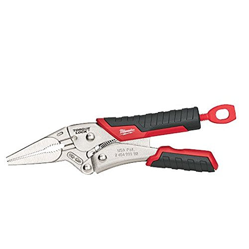 Milwaukee 48-22-3406 6 Long Nose Locking Pliers with Grip