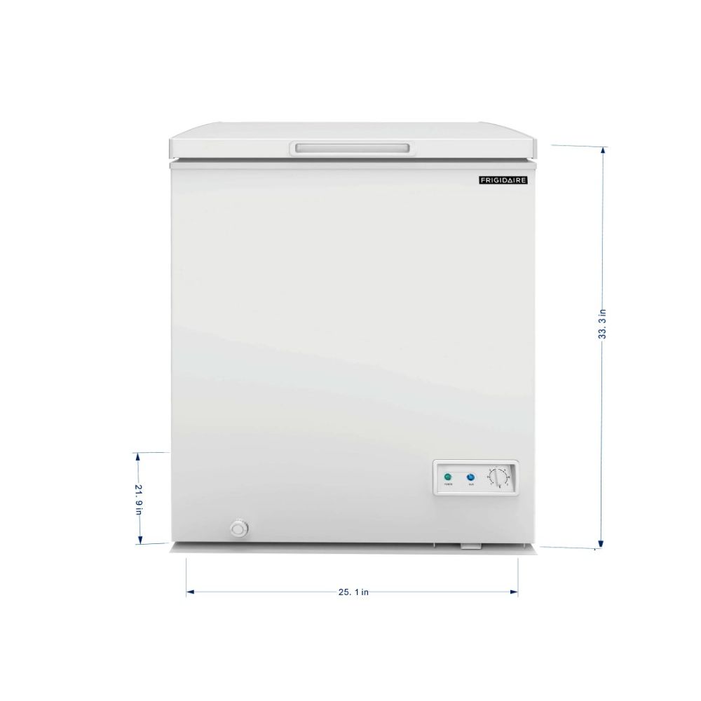 Frigidaire EFRF5003 5.0 Cu. ft. Chest Freezer, White