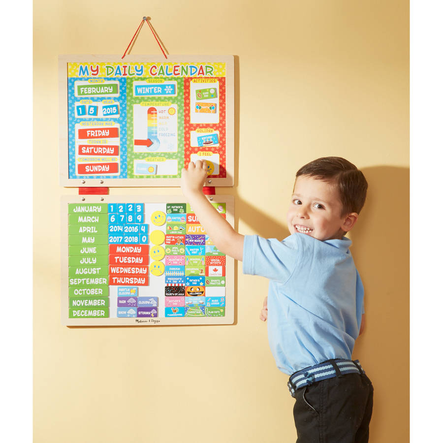 Melissa & Doug 9253 My Magnetic Daily Calendar For Kids