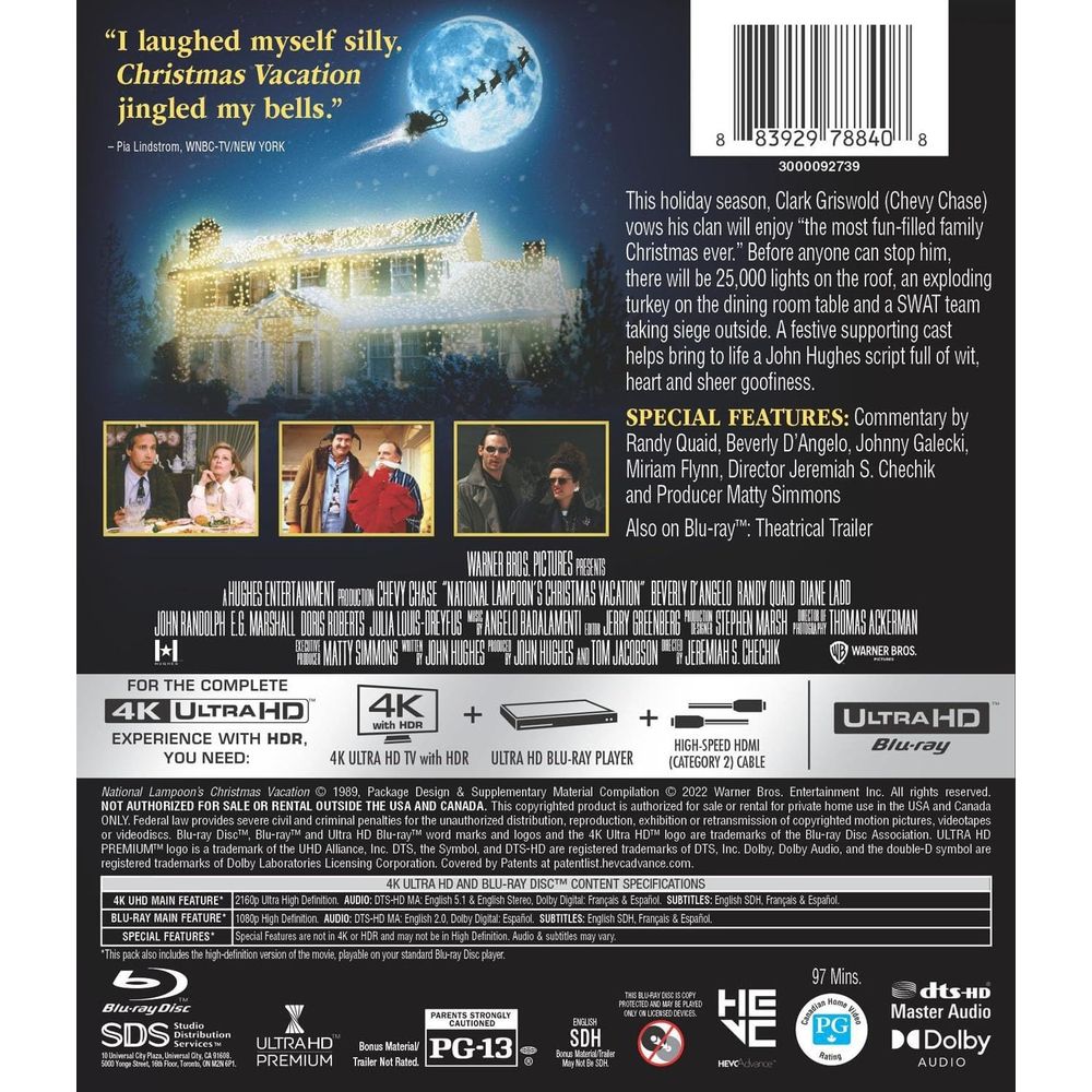 Warner Home Video National Lampoon's Christmas Vacation (Blu-ray)