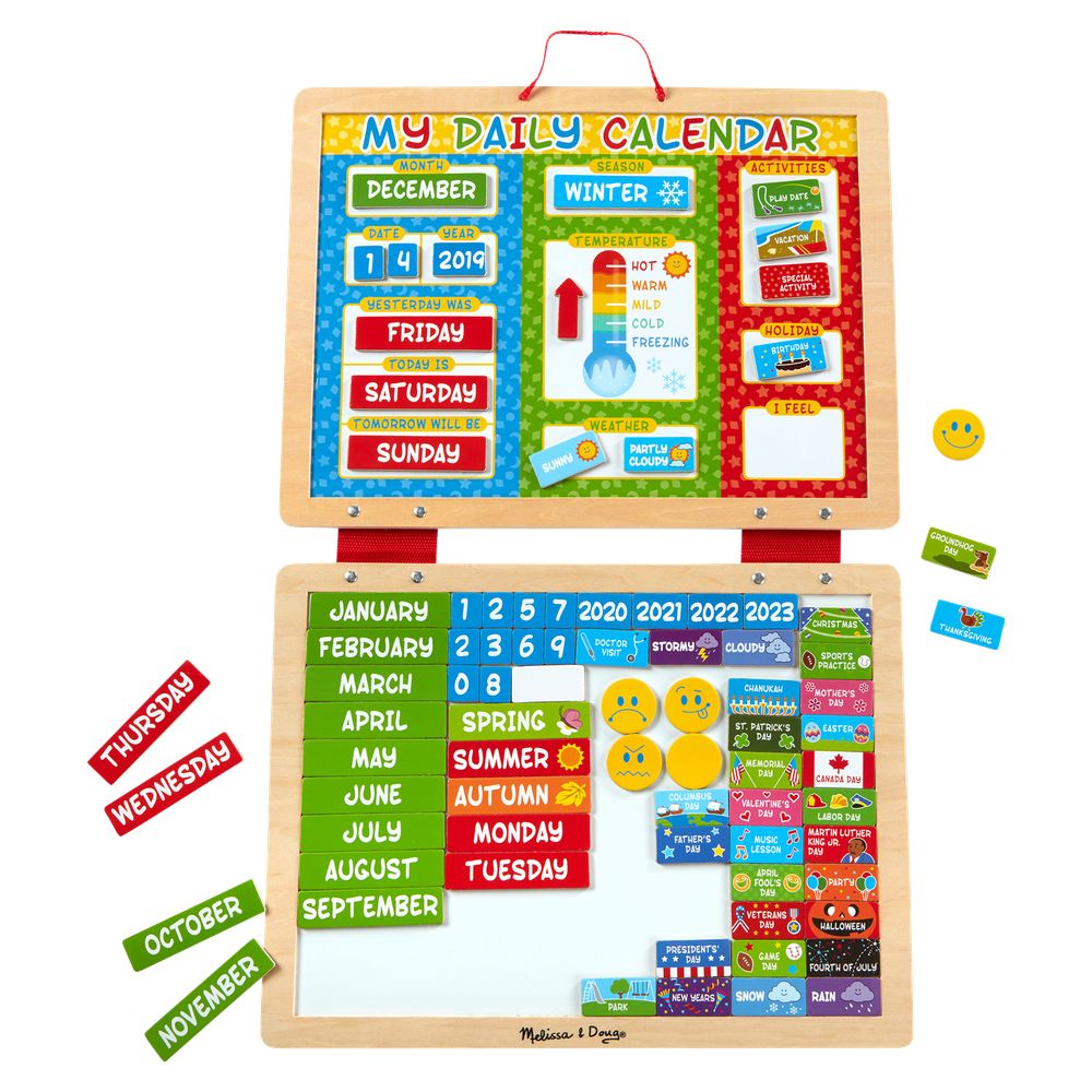 Melissa & Doug 9253 My Magnetic Daily Calendar For Kids