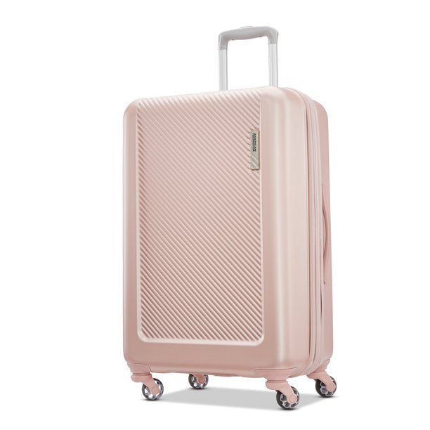 American Tourister 140732-E050 Ikon 24 Hardside Spinner Luggage, Pink