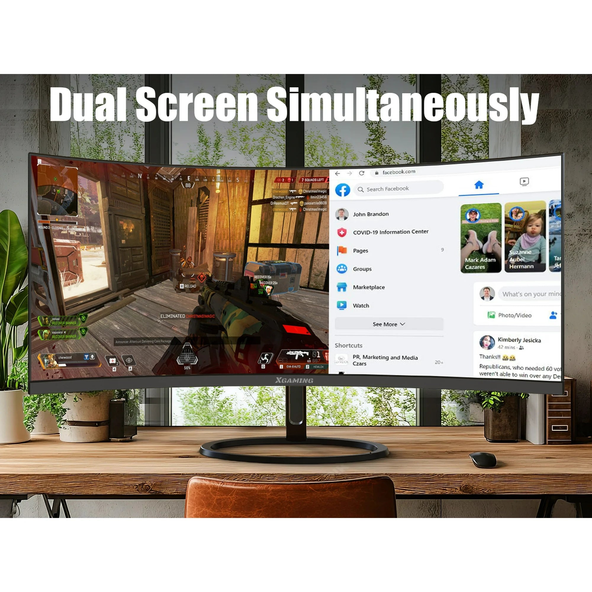 Memzuoix 3056XU 30 Curve 1800R WFHD (2560 x 1080) FreeSync 200Hz 1ms VRB VESA Mountable PC Gaming Monitor