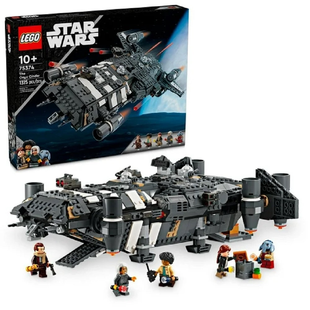 LEGO 6470422 Star Wars: Skeleton Crew The Onyx Cinder Building Set, Star Wars Toy for Kids with 5 Minifigures, 75374, Includes 1325 Pieces, Ages 10+