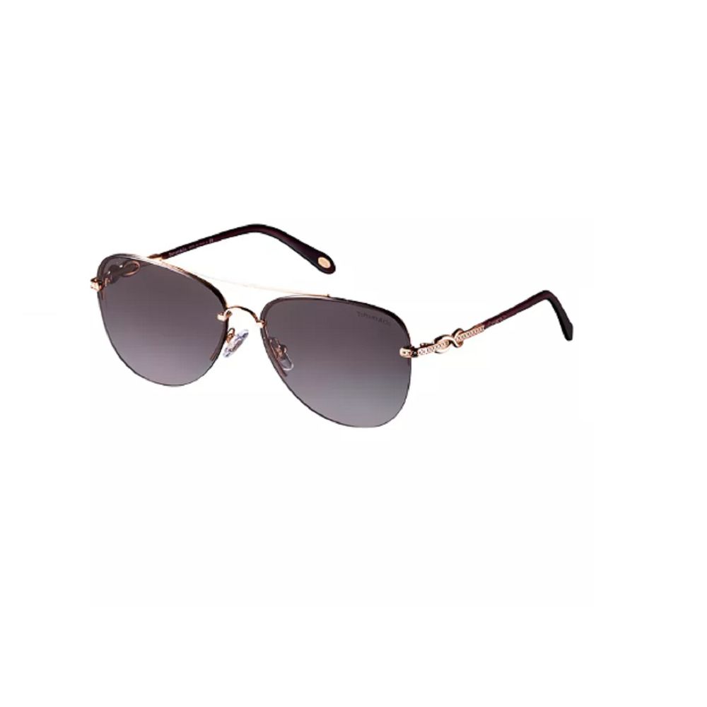 Tiffany TF3054B602164 Infinity Aviator Sunglasses, Rose Gold/Opal Red