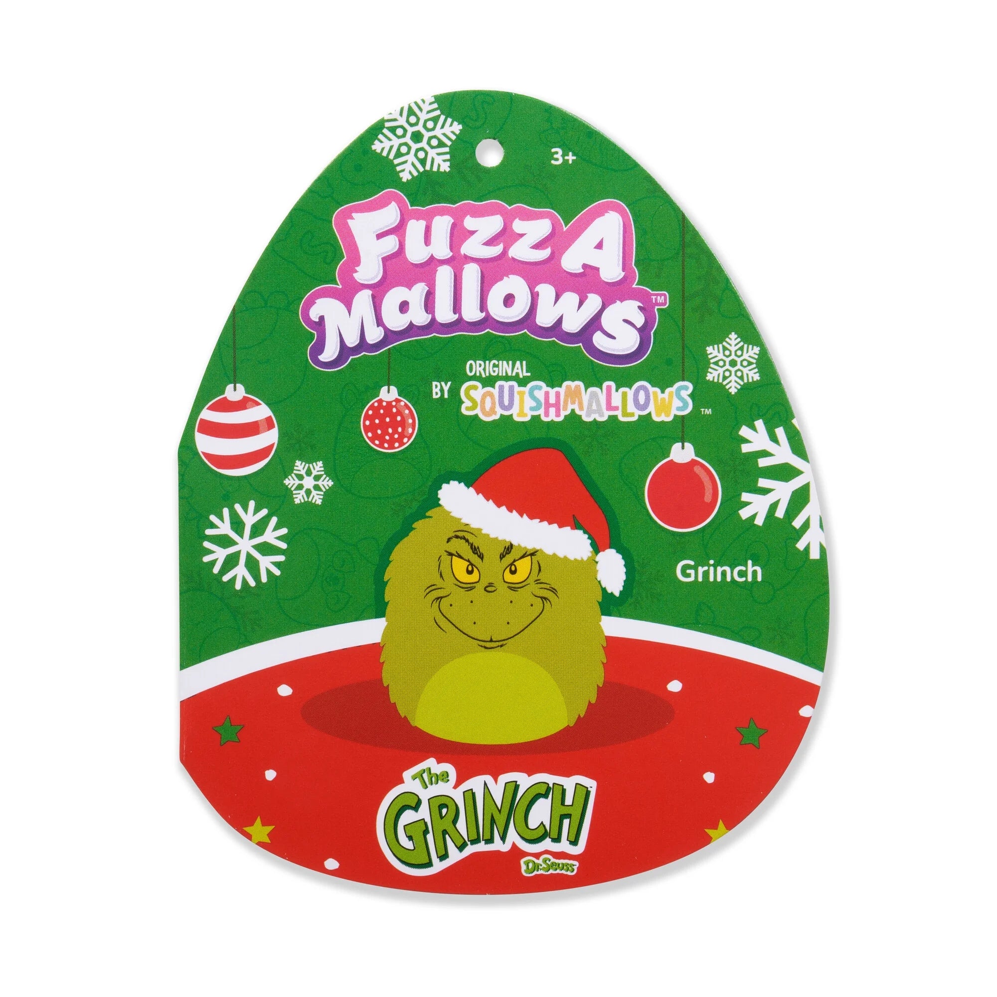 Jazwares LLC SQGR0016 Squishmallows Grinch Christmas Plush Large Fuzzamallow 12 inch