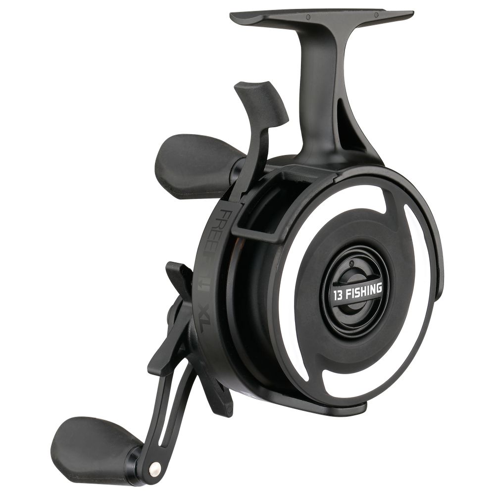 13 Fishing BBFFXL3.0-RH Freefall XL Ice Reel - 3.3:1 Ratio - 9.9lbs Drag - Magnetic Drop Adjust - Right Hand