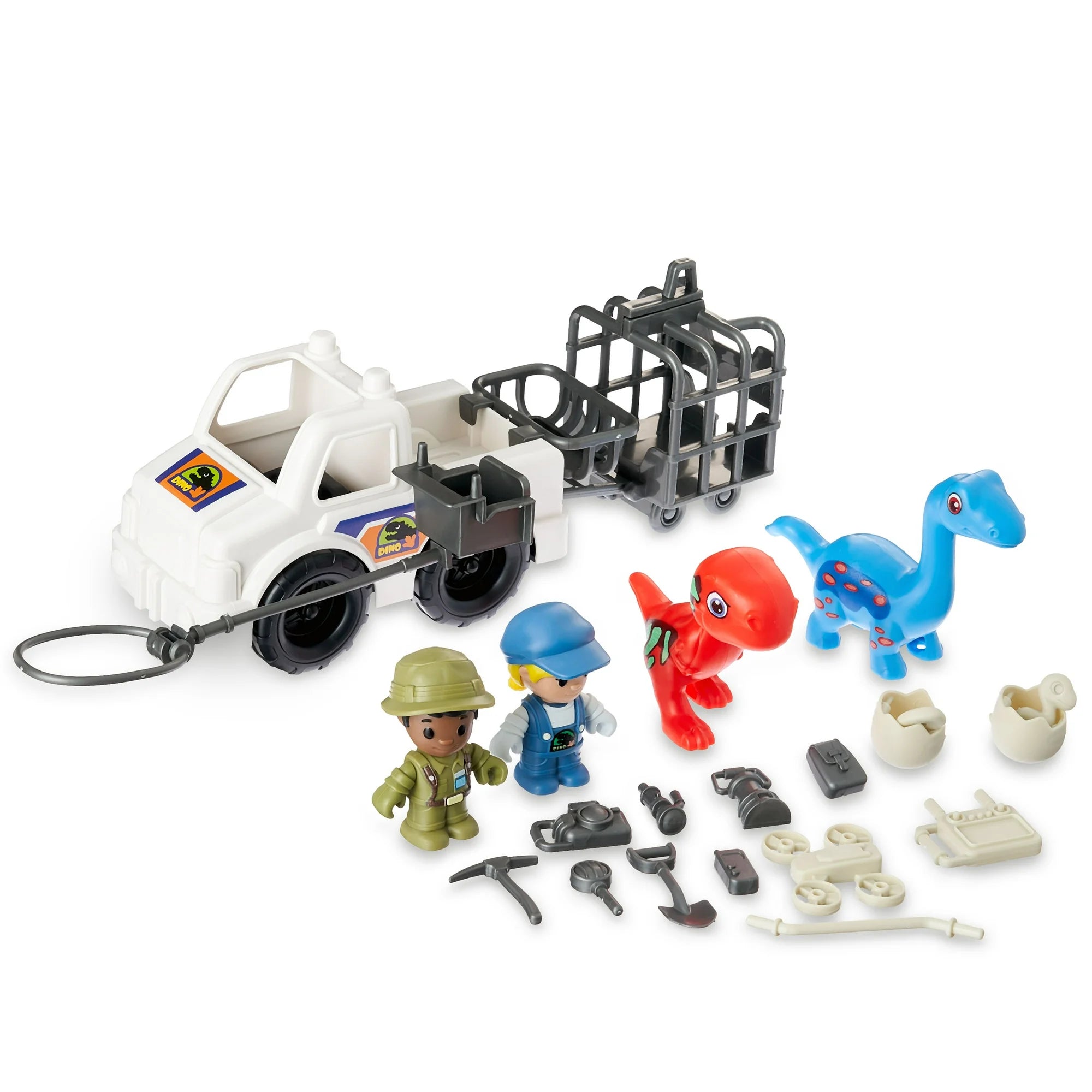 Kid Connection Dino Rescue Station Play Set, 28 Pieces