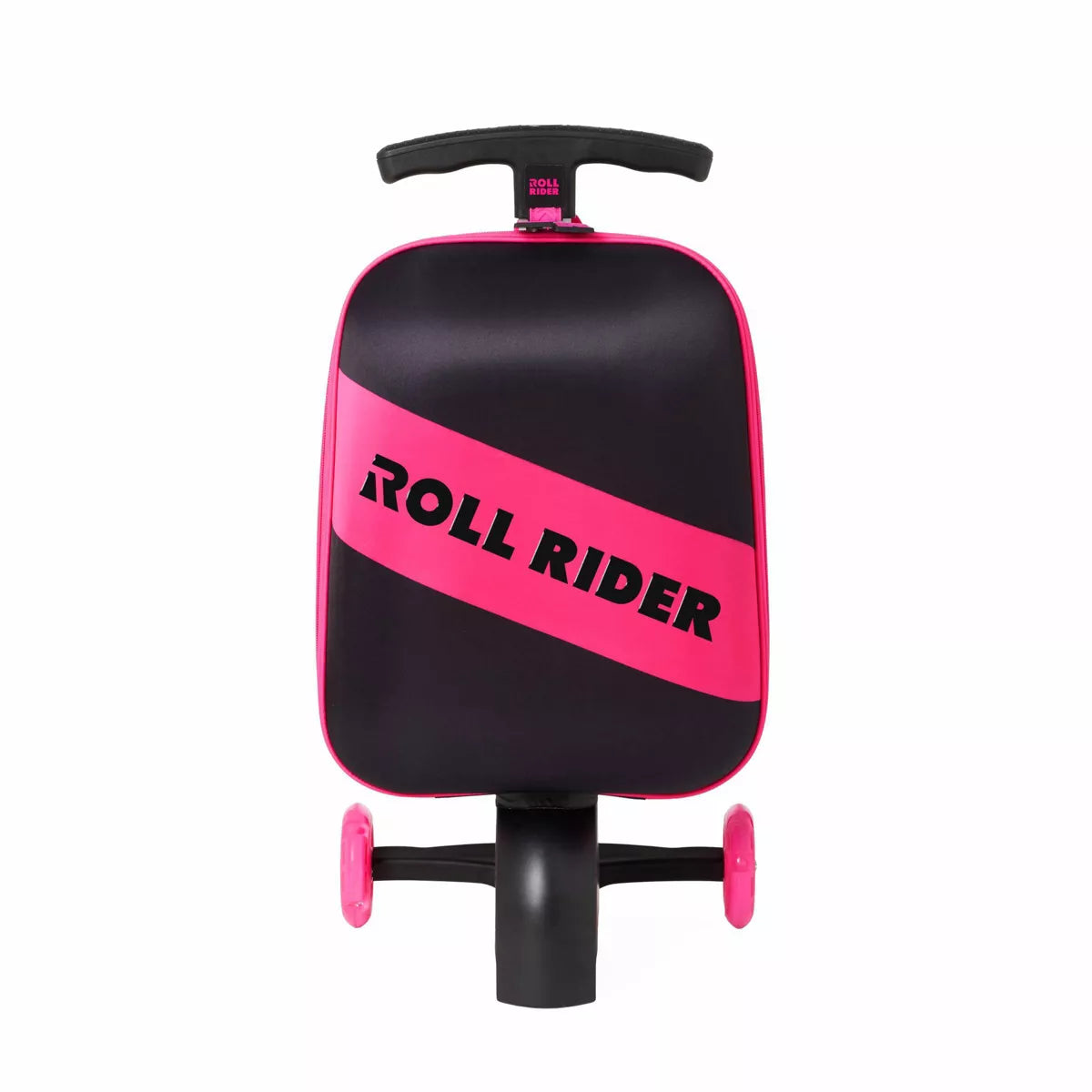 Roll Rider Softside Medium Checked Scooter Suitcase, Pink