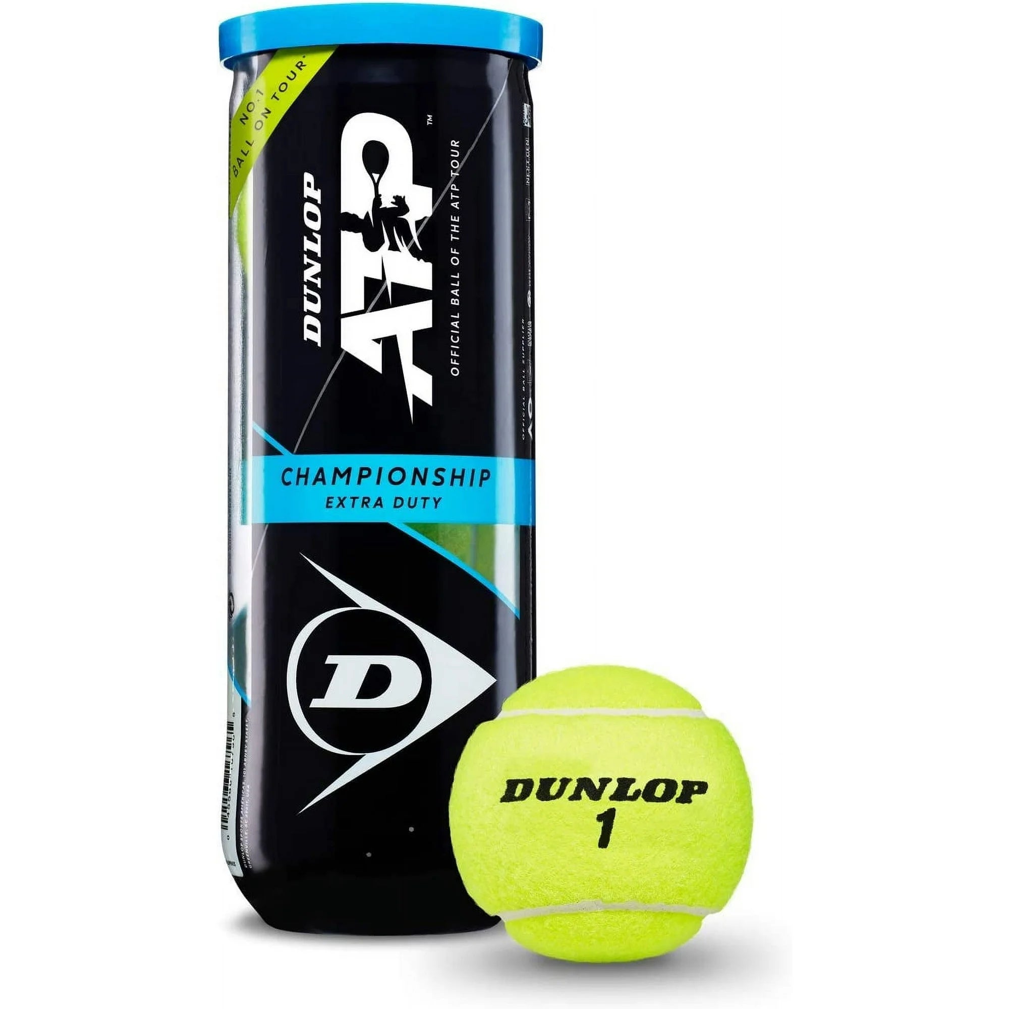 Dunlop ATP CHAMP EXTRA DUTY ATP Championship Tennis Balls, Single