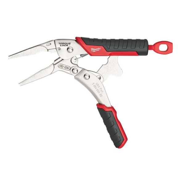 Milwaukee 48-22-3406 6 Long Nose Locking Pliers with Grip