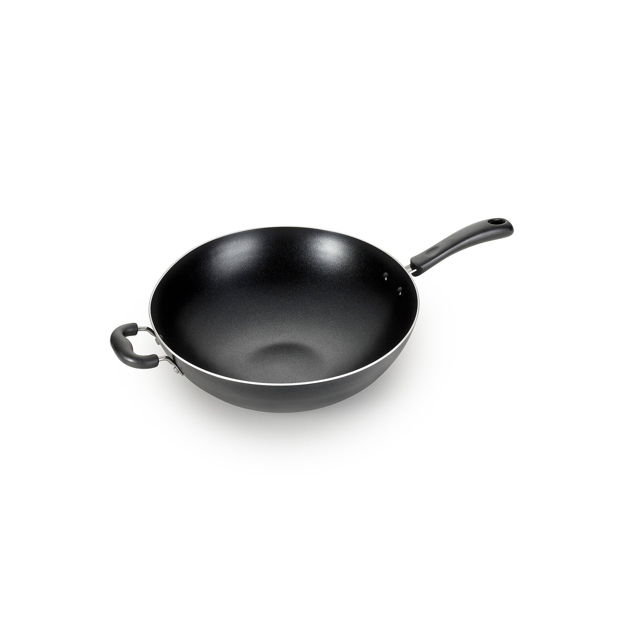 T-Fal Essentials Aluminum Non-Stick Wok - BLACK ONE SIZE