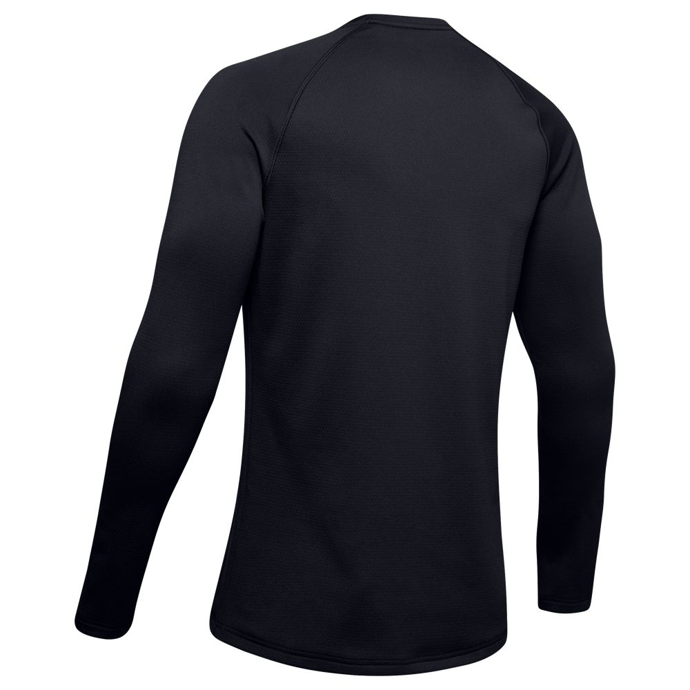 Under Armour 1343243-001 Men's ColdGear Base 3.0 Series Packaged Long-Sleeve Crew Shirt - Black/Pitch Gray - 3XL