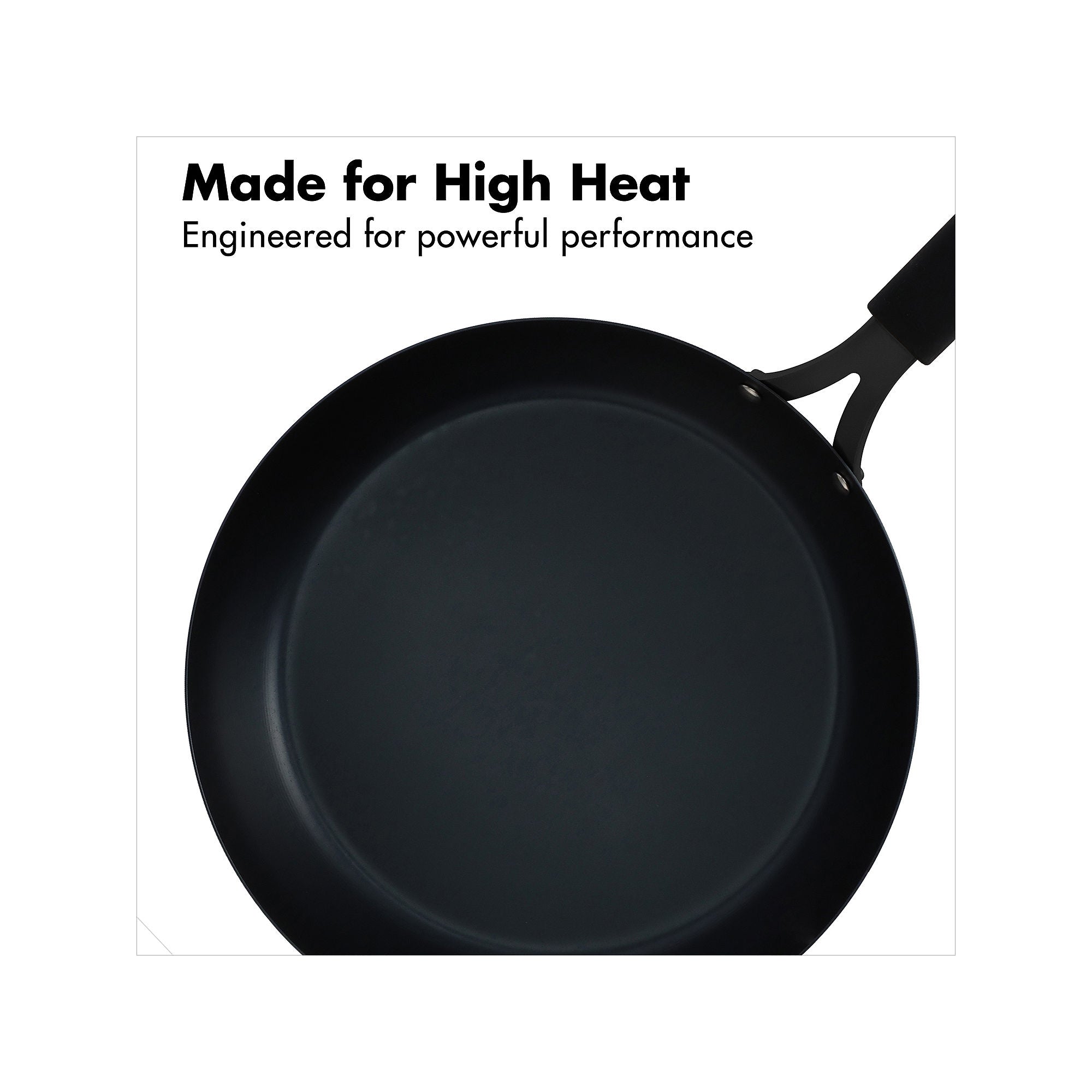 Oxo Black Steel 12 Frying Pan With Silicone Sleeve CC005101-001 - BLACK ONE SIZE