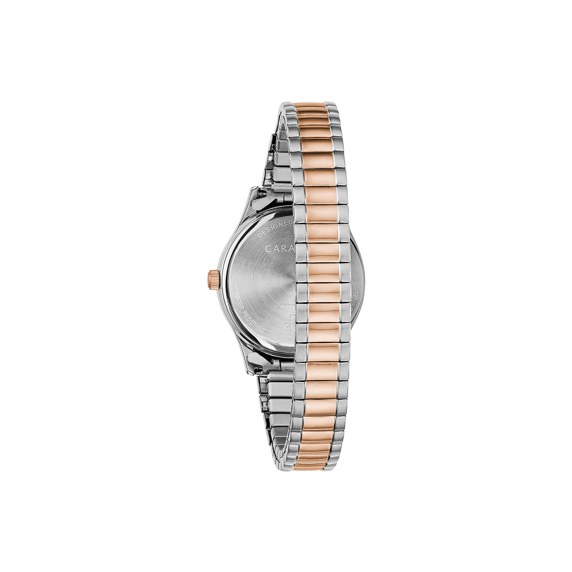 Caravelle Designed By Bulova Womens Two Tone Stainless Steel Bracelet Watch 45L183 - NO COLOR ONE SIZE