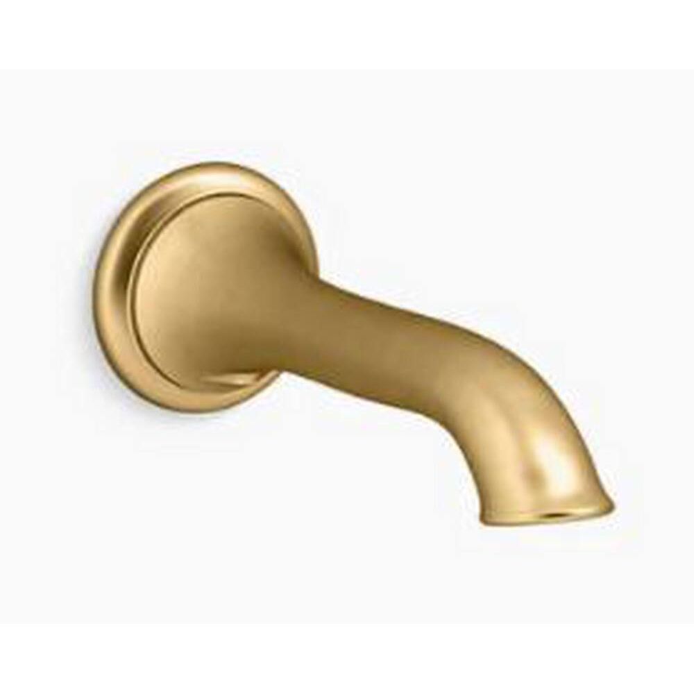 Kohler K-72791 Artifacts Non Diverter Wall Mounted Tub Spout, Vibrant Brushed Moderne