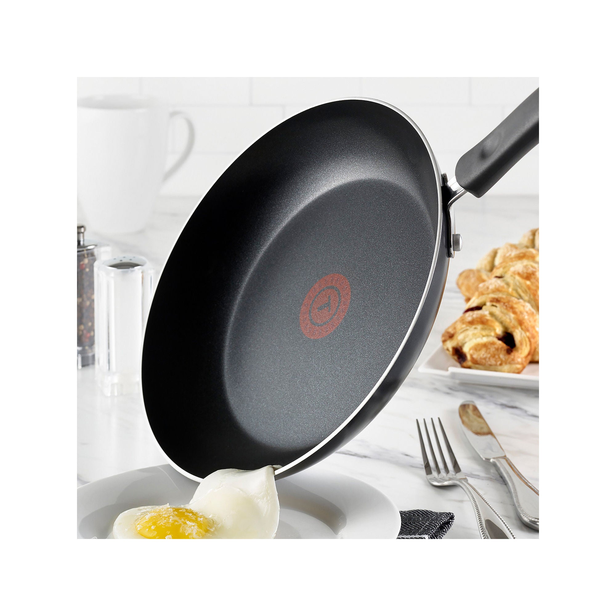 T-Fal Essentials Aluminum Non-Stick Wok - BLACK ONE SIZE