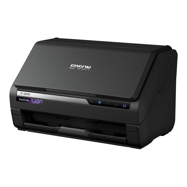 Epson FastFoto FF-680W Wireless High-speed Photo and Document Scanning System Black