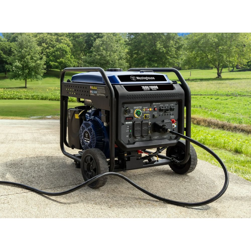 Westinghouse ecoGen10000 10,000 Peak Watt Portable Inverter Generator, Gas Powered, Remote Start with CO Sensor