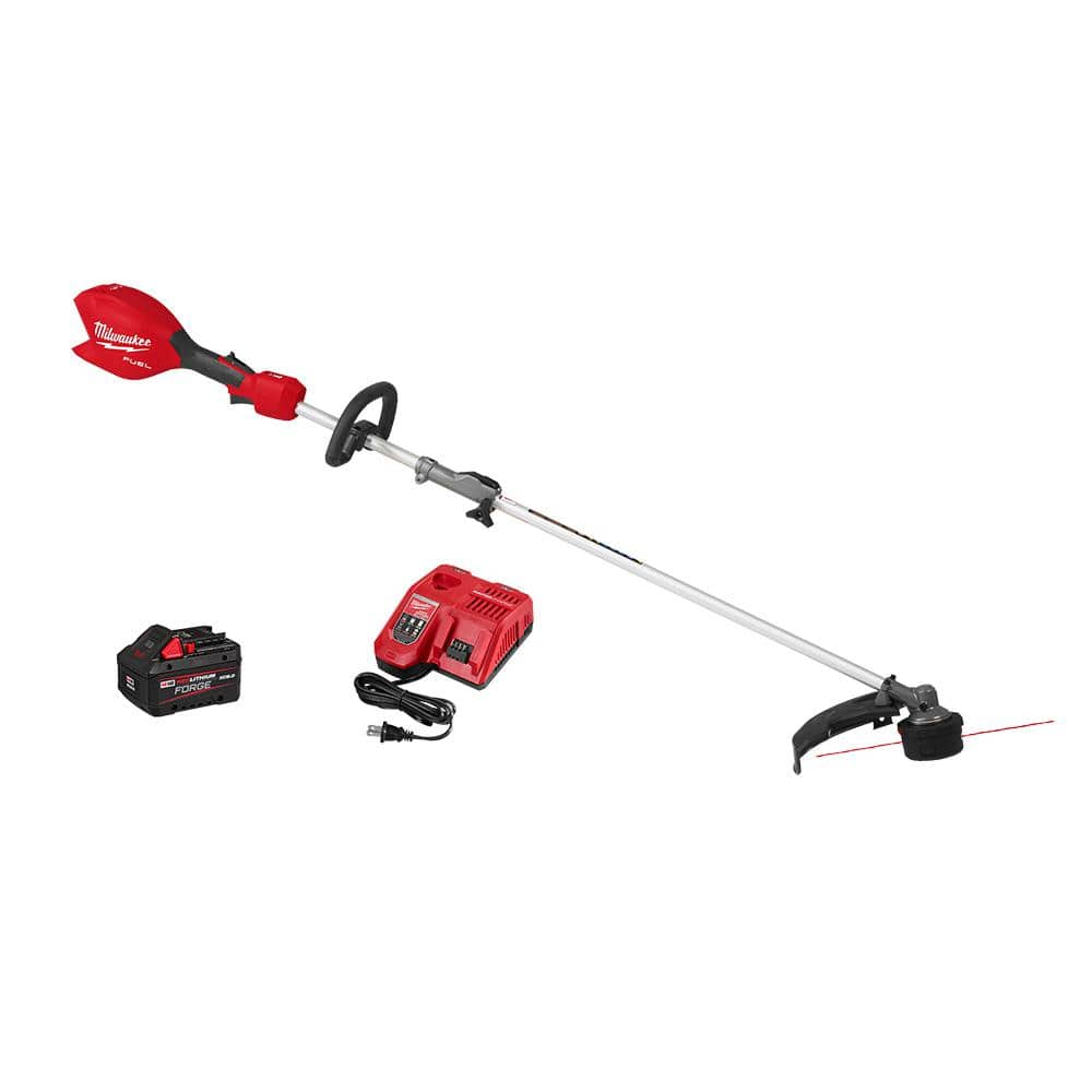 Milwaukee 3016-21ST M18 FUEL 18V 16 in. Brushless Cordless Battery Powered String Trimmer With Quik-Lok Attachment Capability & 8.0 Ah Battery