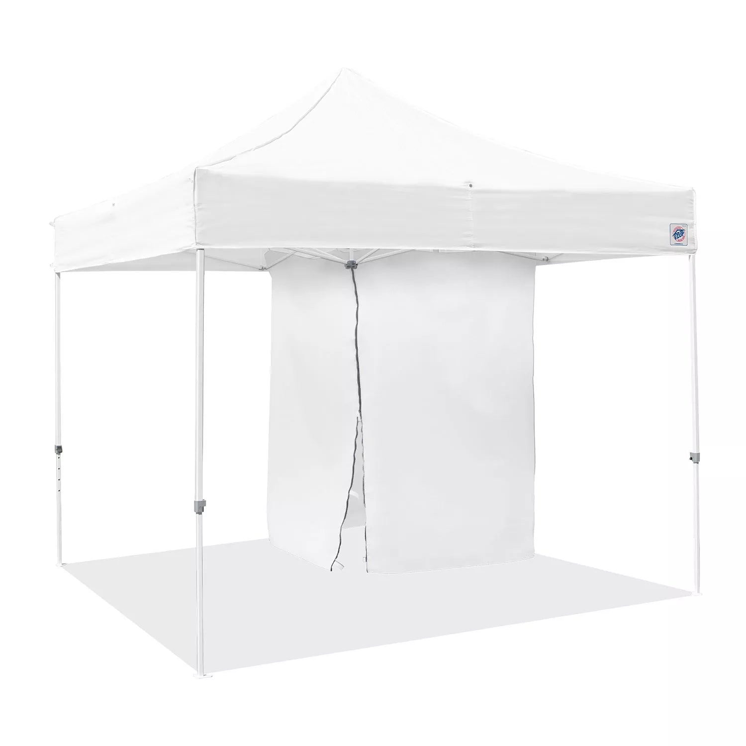 E-Z UP CSWH10SCSTL Instant Commercial Steel Framed 10' x 10' Canopy, White