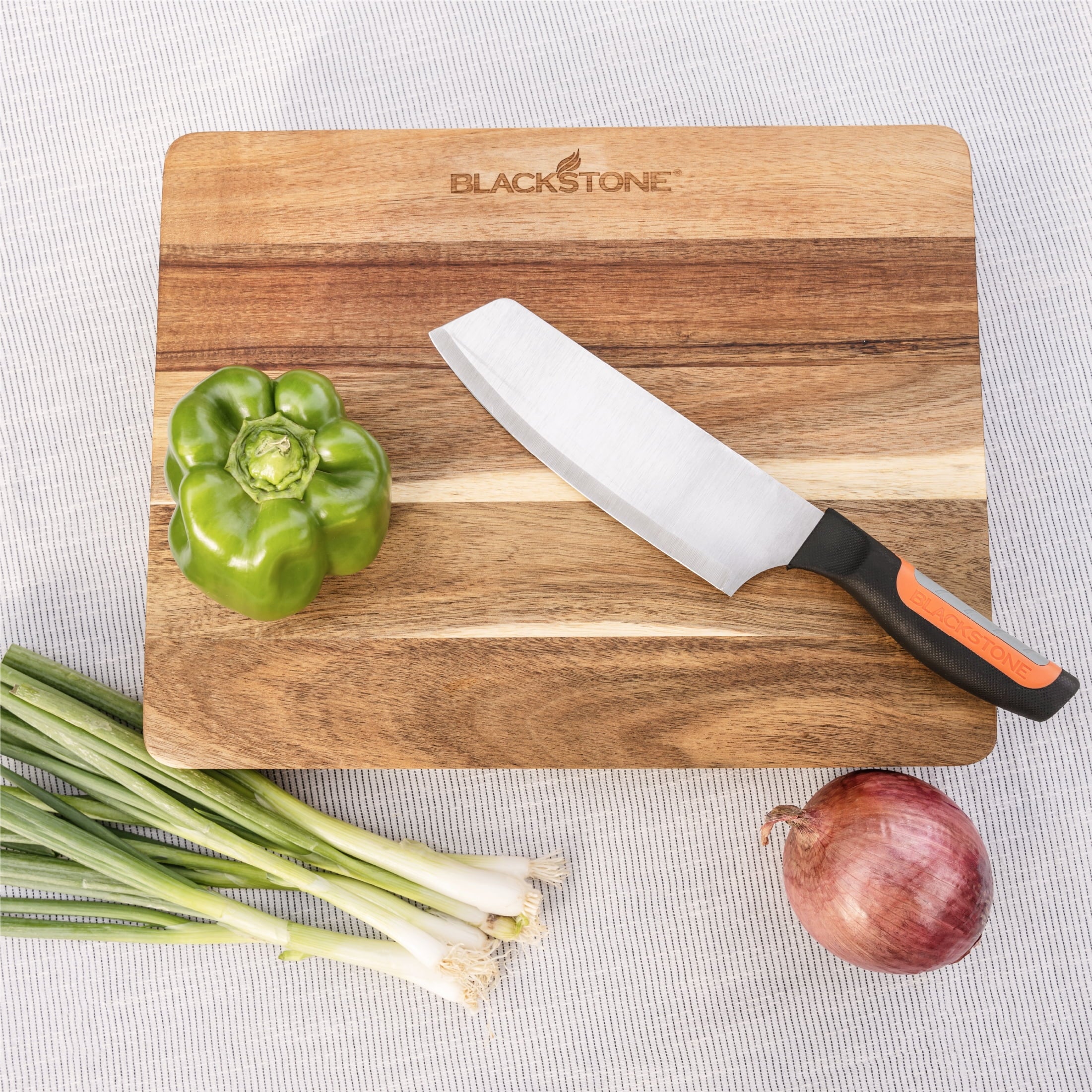 Blackstone 5590 Acacia Wood Griddle Top Cutting Board with Base Support, Brown, 14 L x 11 W x 2 H