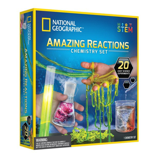 National Geographic RTNGEXPCHEMAR Amazing Reactions Chemistry Science STEM Toy