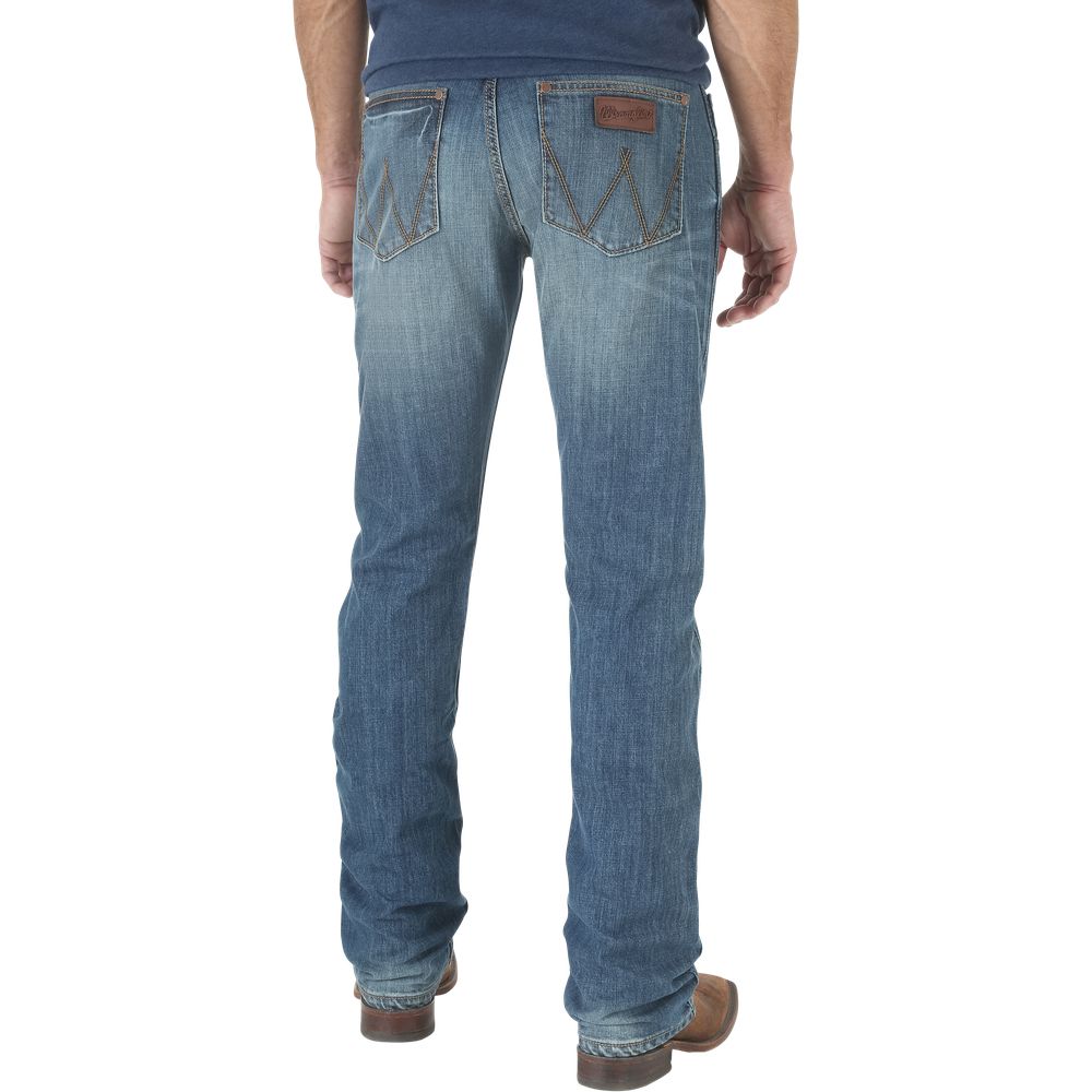 Wrangler Retro Slim-Fit Straight-Leg Jeans for Men - Cottonwood - 36x32